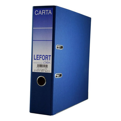 Registrador Carta Color Azul - Lefort 1130 /v