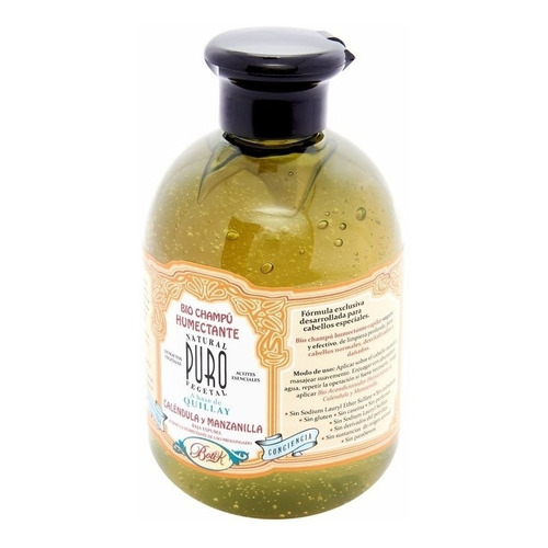 Champu Bio Calendula Botik Botik Puro Natural y Vegetal Shampoo - Botella - 300 g - 300 mL -