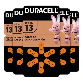 Pack 36 Pilas Duracell Audífono Tamaño 13