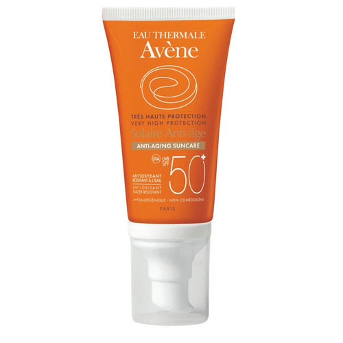 Protector solar  Avène  Crema Anti-Age 50FPS  en tubo dosificador 50mL