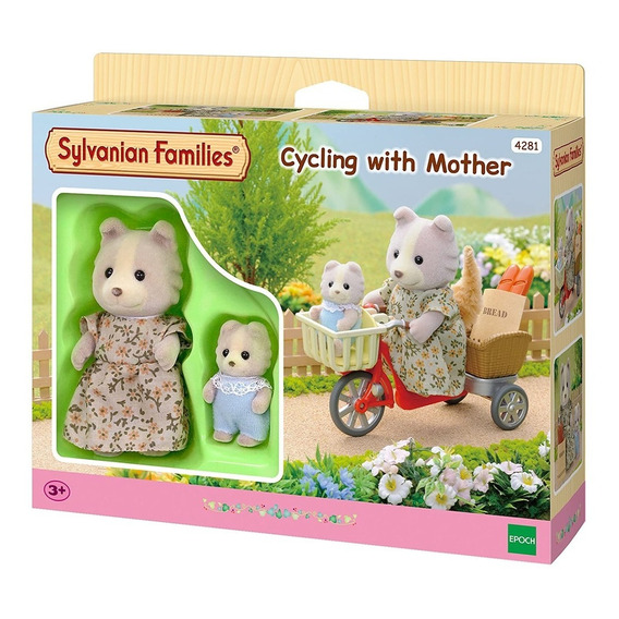 Sylvanian Families Cycling With Mother Juguete Coleccionable
