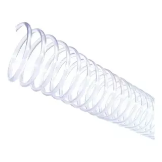 Espiral Para Encadernação Cristal 17mm P 100 Folhas A4 100un