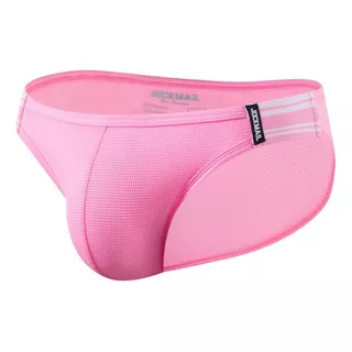 Slip Jockmail Neon Waistless Jm356 Rosado