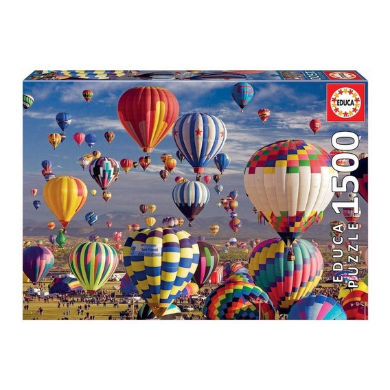 Puzzle Rompecabeza 1500 Pzs Globos Aerostáticos Educa 17977 