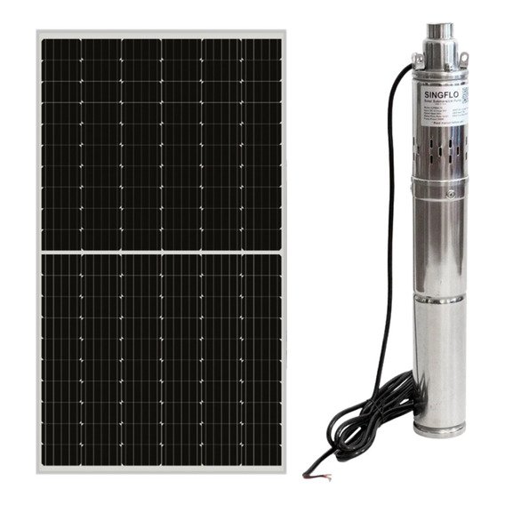 Kit Solar Bomba Sumergible 2000 Lph 70 Mts + Panel 380w