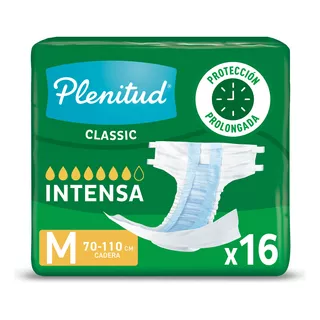 Plenitud Classic Pañal M 16 Unidades