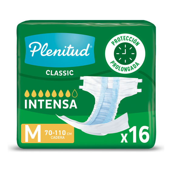 Plenitud Classic pañal M 16 unidades