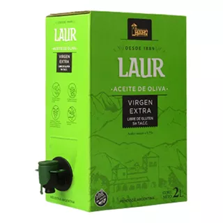 Aceite De Oliva Laur Extra Virgen Bag In Box 2 L.