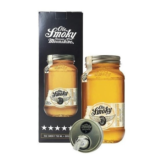 Ole Smoky Honey 750 Ml + Dosificador + Caja