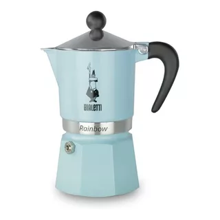 Cafeteira Bialetti Rainbow 3 Cups Manual Azul-claro Italiana