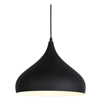  Colgante 1 Luz Proi Negro Apto Led E27 Deco Luz Desing Negro