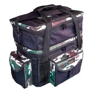 Bolsa Pesca Gg Raju (carretilhas/molinetes/iscas)  Camuflada