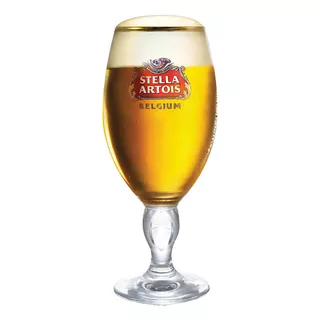 Taça De Cerveja Stella Artois Belgium 415ml Cor Incolor