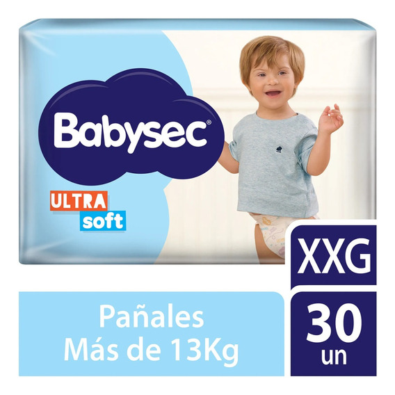 Pañales Babysec Ultra Soft Hiperpack Talles M G Xg Xxg 