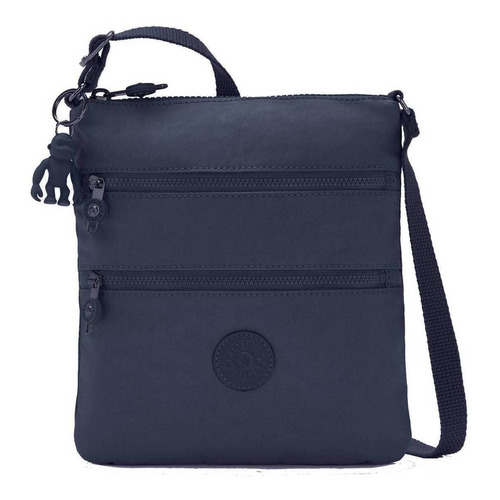 Kipling Keiko Liso Bolsa Crossbody 100% Original Color Blue bleu 2