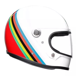 Casco Agv X 3000 Retro Tipo Bullit Cafe Racer Tiendamoto 