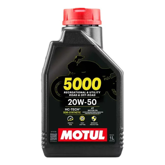 Aceite Motul 5000 20w50 4t Semi Sintetico 1 Lt