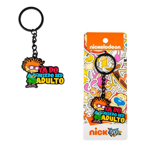 Llavero Coleccionable Carlitos - Rugrats Geek Industry Color Negro