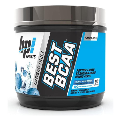 Aminoacido Bpi Best Bcaa 60 Servicios Sabor Blue Raspberry