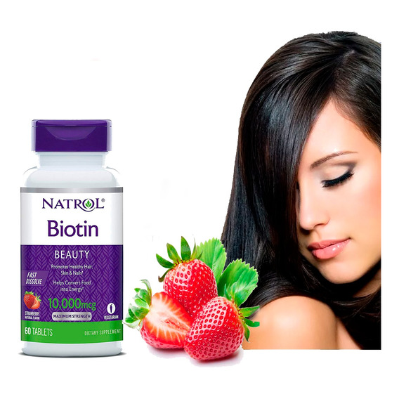 Biotina Americana 5000mcg Tratamiento Caida Cabello