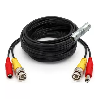 Cable Siames Coaxial 5 Metro Para Camara Cctv Video Voltaje