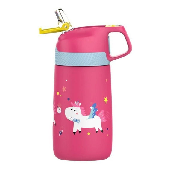 Botella Fjbottle Libre De Bpa Con Popote, 350 Ml