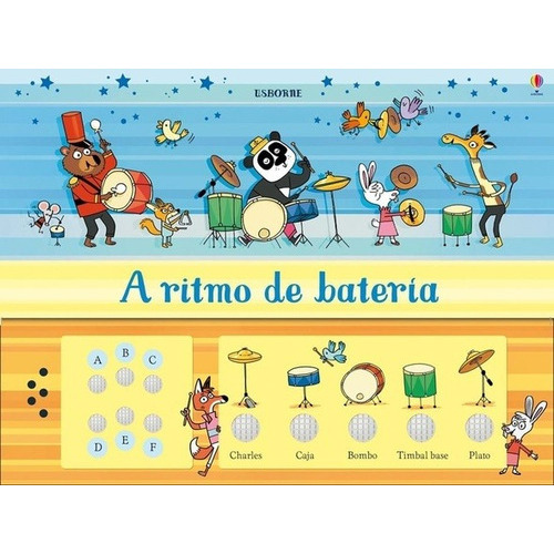 A RITMO DE BATERIA - AUTOR, de AUTOR. Editorial USBORNE en español