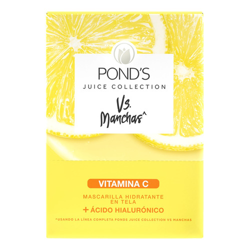 Mascarilla Facial Pond's Juice Collection Vitamina C 26 Gr Momento de aplicación Día/Noche Tipo de piel Mixta