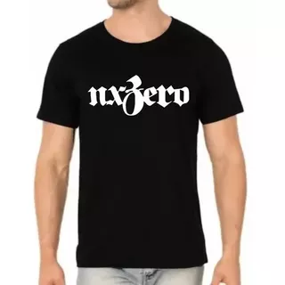 Camiseta Masculina Nx Zero Nome - Camisa Banda Rock Musica 