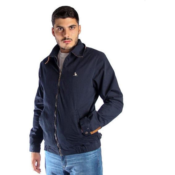 Campera De Gabardina Bomber Hombre