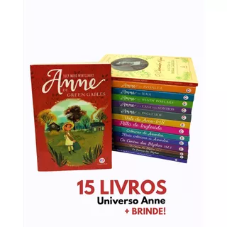 Coleção 15 Livros Serie Anne With An E Green Gables + Brinde