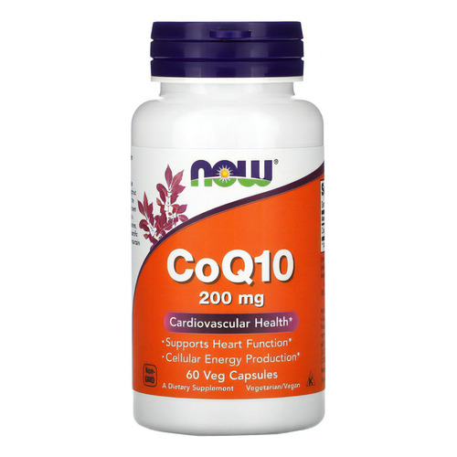 CoQ10, 200 mg, 60 cápsulas vegetarianas, Now Foods