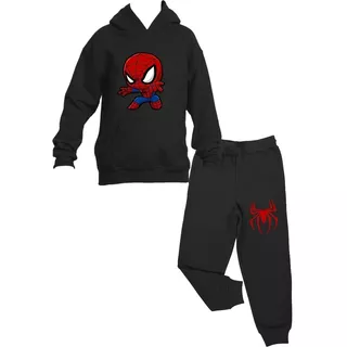 Buzo Estampado Spiderman Niño Niña Conjunto Estampalocura