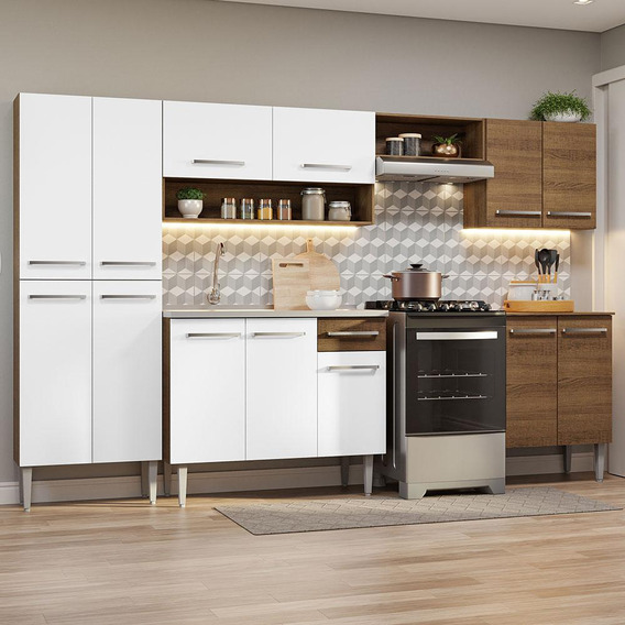 Cocina Integral 293cm Con Fregadero Emilly Madesa 08