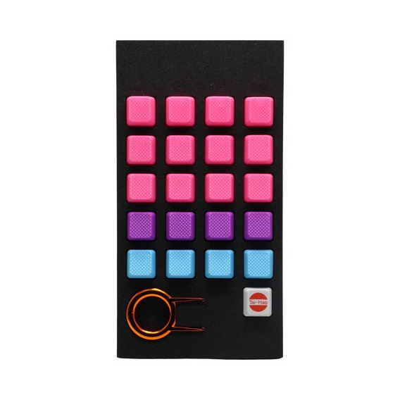 Double Shot 20 Keycaps Rubber Color, Teclado, Gamer Tai-hao Color del teclado Colores 2