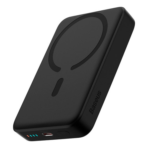 Batería Portátil Magnética Baseus 10000mah 30w (black) Color Negro