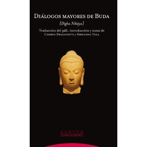 Diálogos Mayores De Buda (digha Nikaya) - Carmen Dragonetti 