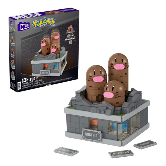 Mega Construcción Minifigura De Dugtrio Con Movimiento