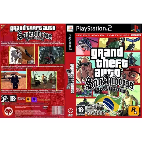 PS2 - Grand Theft Auto - San Andreas BR V2 - PTMG 3.0