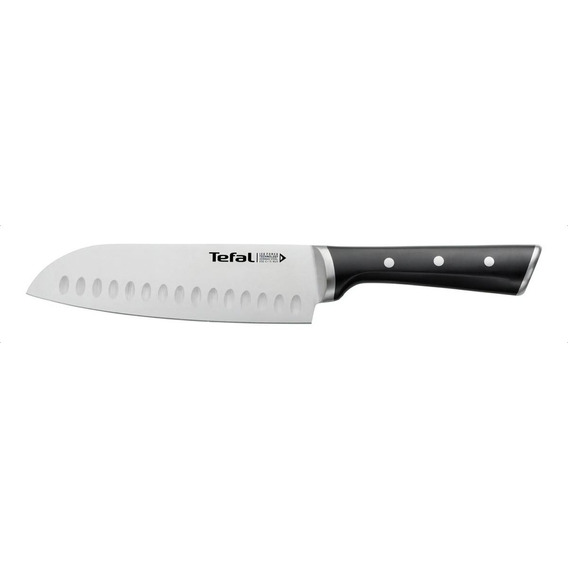 Cuchillo Santoku T-fal Iceforce 18cm T Color Negro