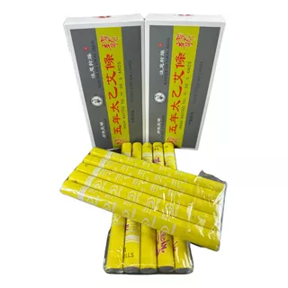  Moxa Bastão Amarela Gengibre - 2 Caixas - Total 20 Unidades