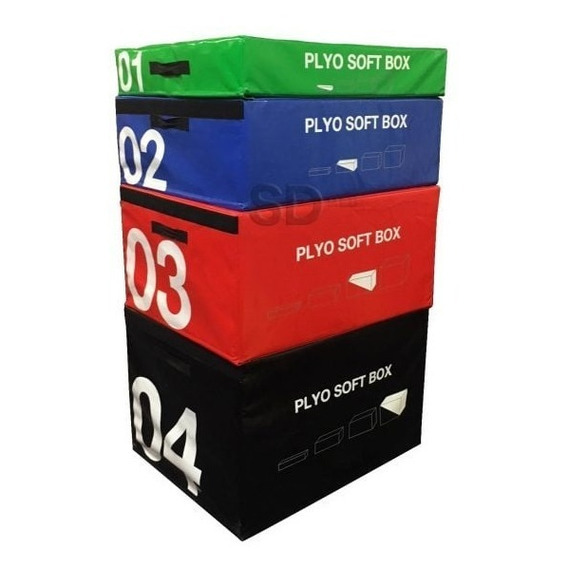 Cajones Pliométricas Espuma Plyo Soft Box Set Completo