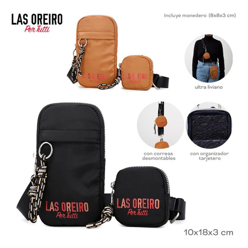 Morral Las Oreiro 21407 C/ Monedero Y Tarjetero C/ Cierres 