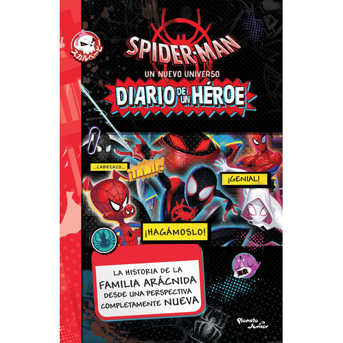Spider-Man. Un nuevo universo. Diario de un héroe, de Marvel. Serie Marvel Editorial Planeta Infantil México, tapa blanda en español, 2018