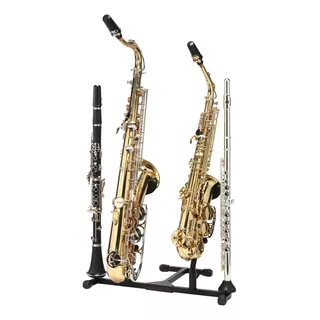 Suporte Combinado P/saxofone Alto/tenor+flauta/clarinete