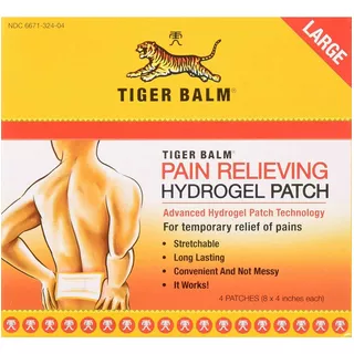  Para Cuerpo Tiger Balm Parche Tiger Balm 5g Ninguna - Pack X 4 Unidades