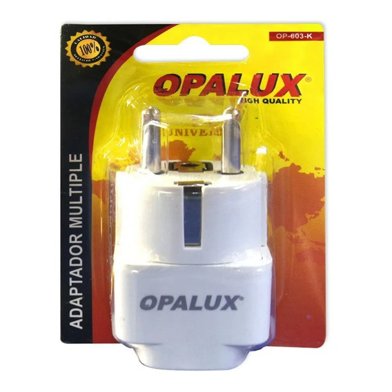 Adaptador De Enchufe Multiple Opalux Op-603-k