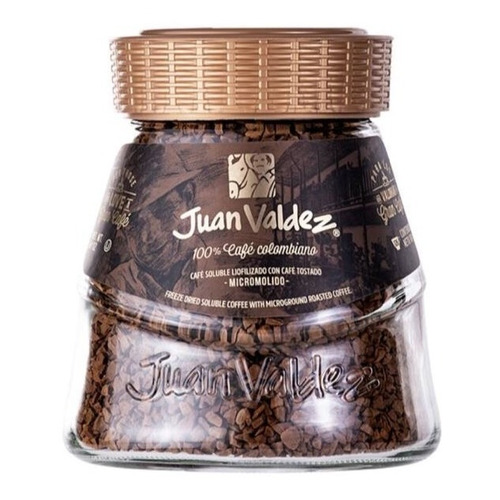 Café instantáneo clásico Juan Valdez Liofilizado sin gluten frasco 190 g