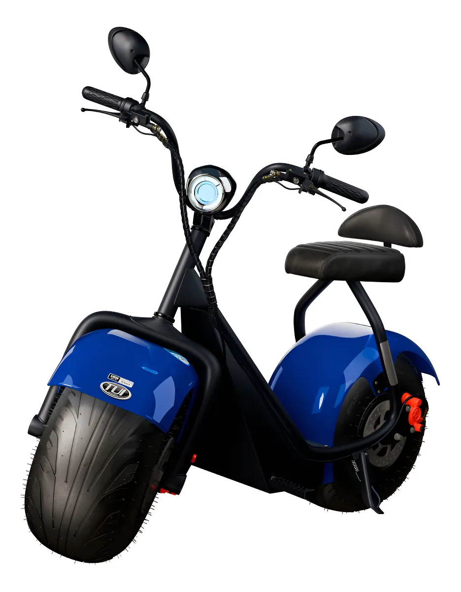 Scooter Elétrica Patinete 1000w Tui Compacta 1 ocupante Autonomia 60km Sem Cnh Cor Azul