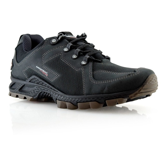 Zapatillas Trekking Cuero Hombres 150353 Pegada Luminares